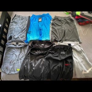 Lot of boys basketball/athletic shorts